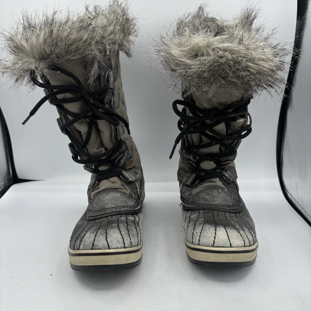 Sorel Boots Womens Size 7 Tofino II Waterproof Winter Snow Leather Upper Distres